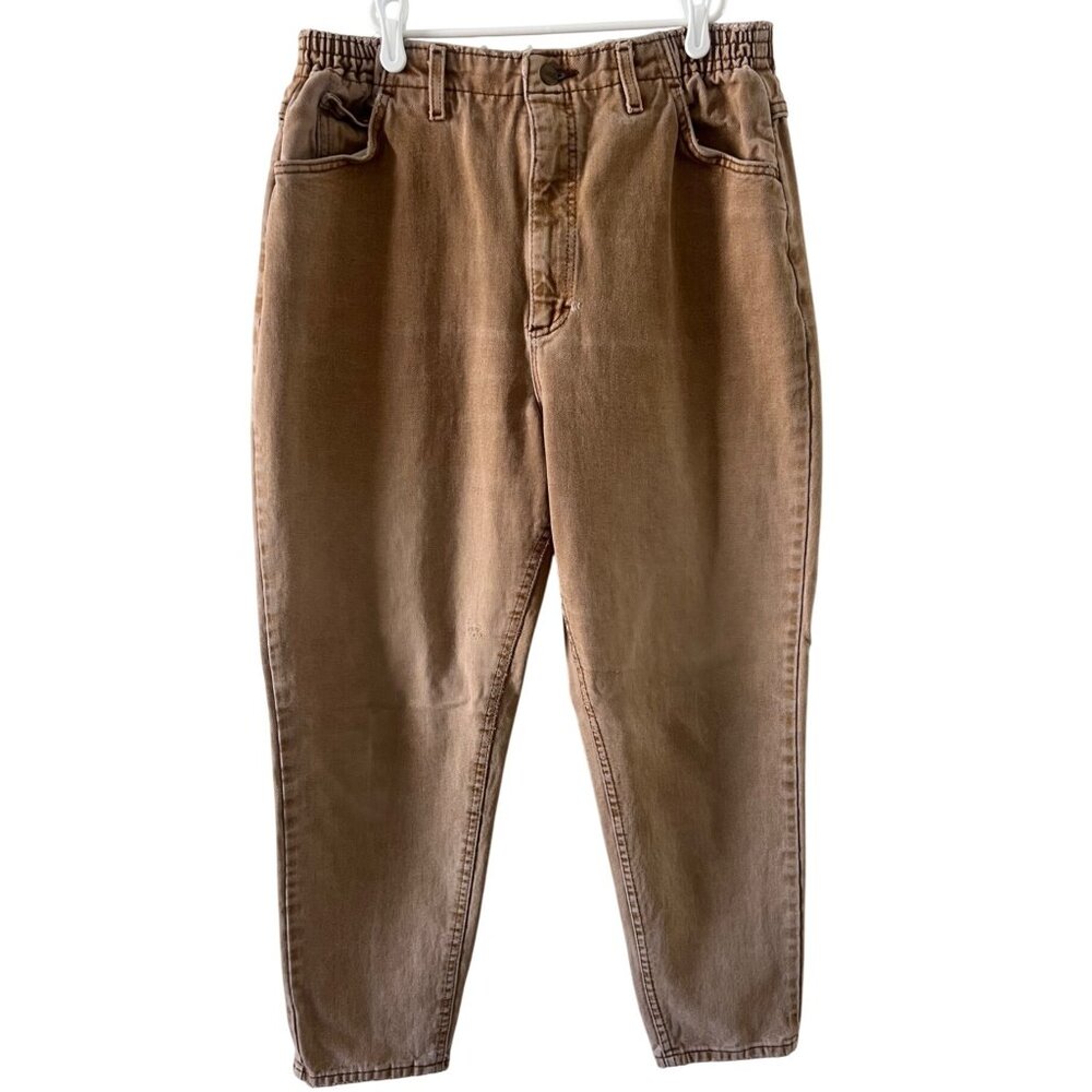 L.L. Bean Brown High Rise Jeans Relaxed Fit